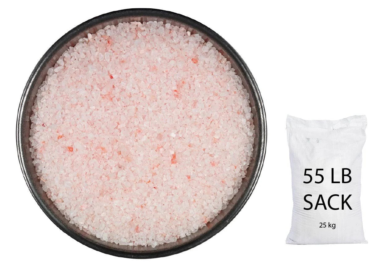 55 lb Himalayan Light Pink Salt Fine Grain V31403