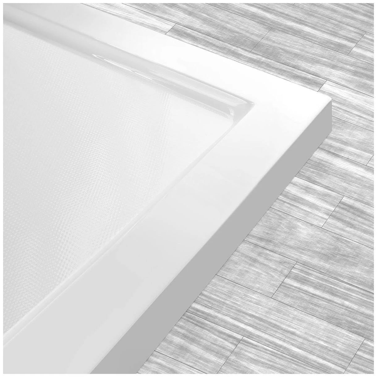 48 x 34 Single Threshold Shower Pan Base Left Drain Q151630