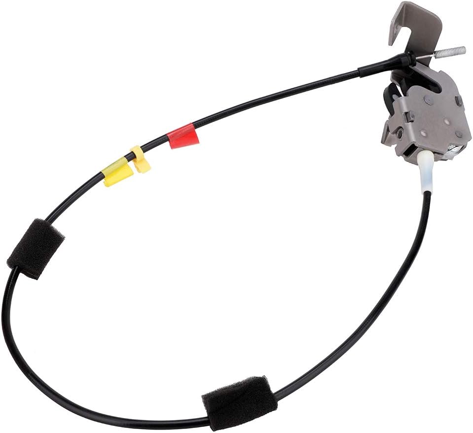 Door Latch Lock Assembly Front Left Driver Side Power Door Latch Lock Actuator Motor Cable Rod Kit Pack of 2 Z537