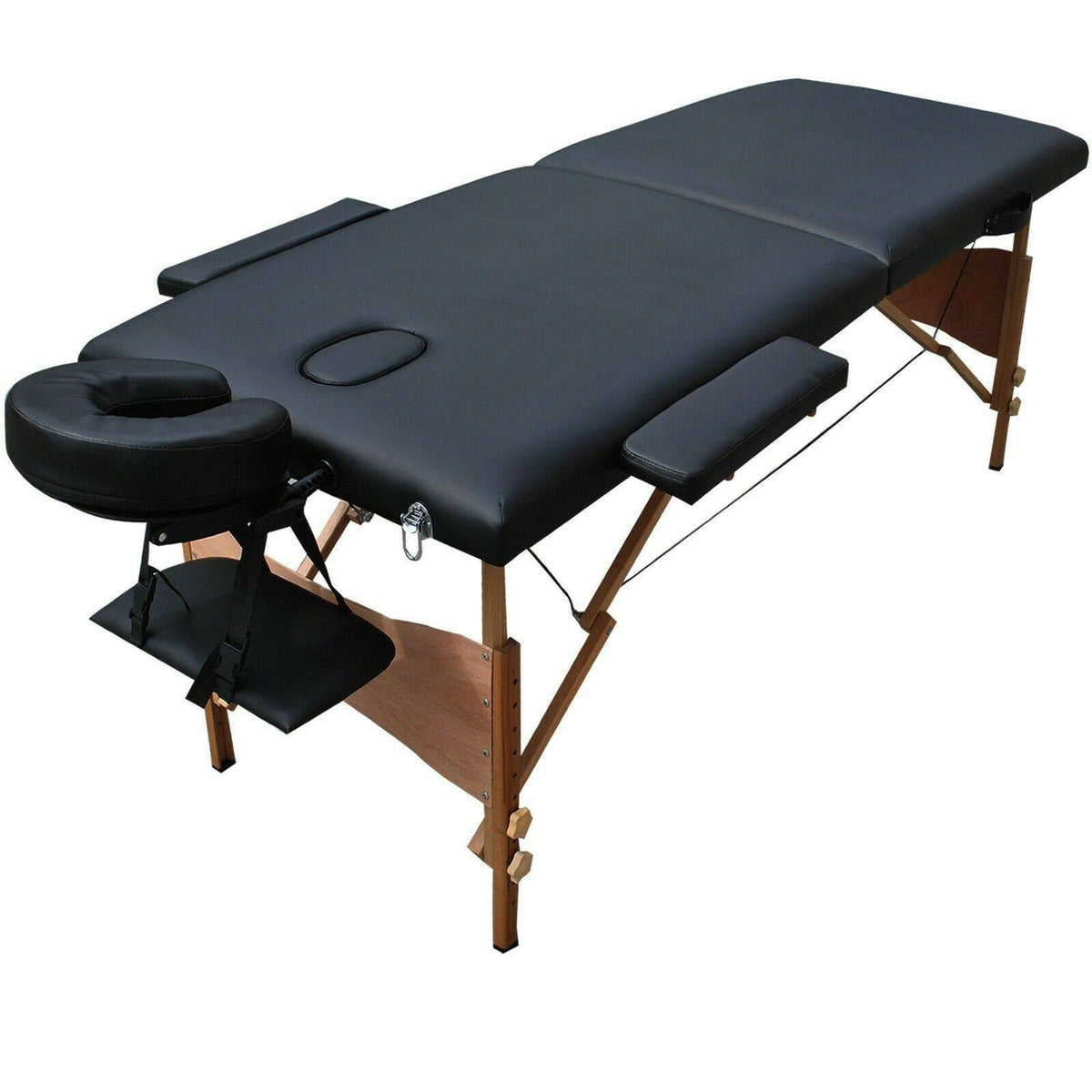 Black Massage Table with Carry Case P826