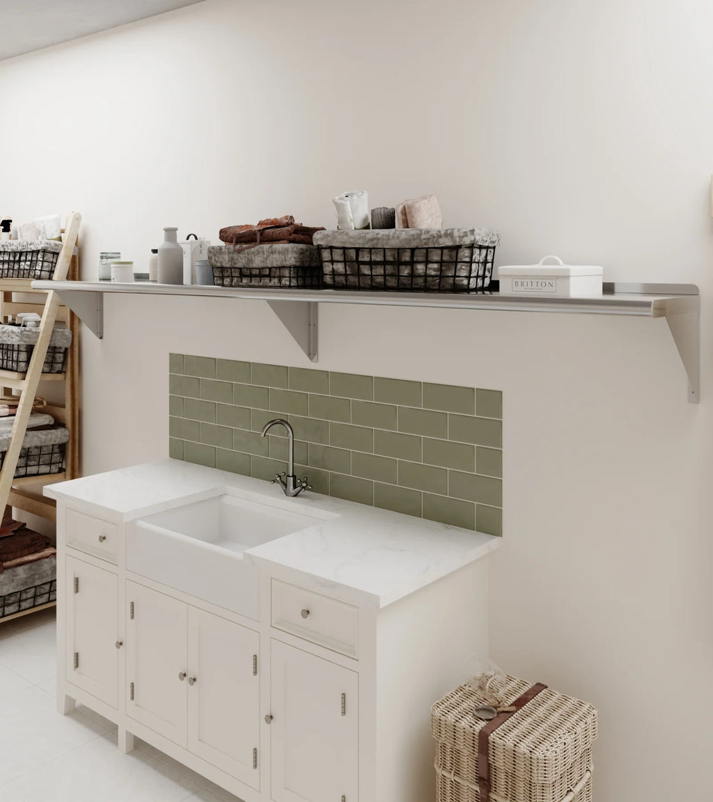 96" x 12" Stainless Steel Wall Shelf C2765