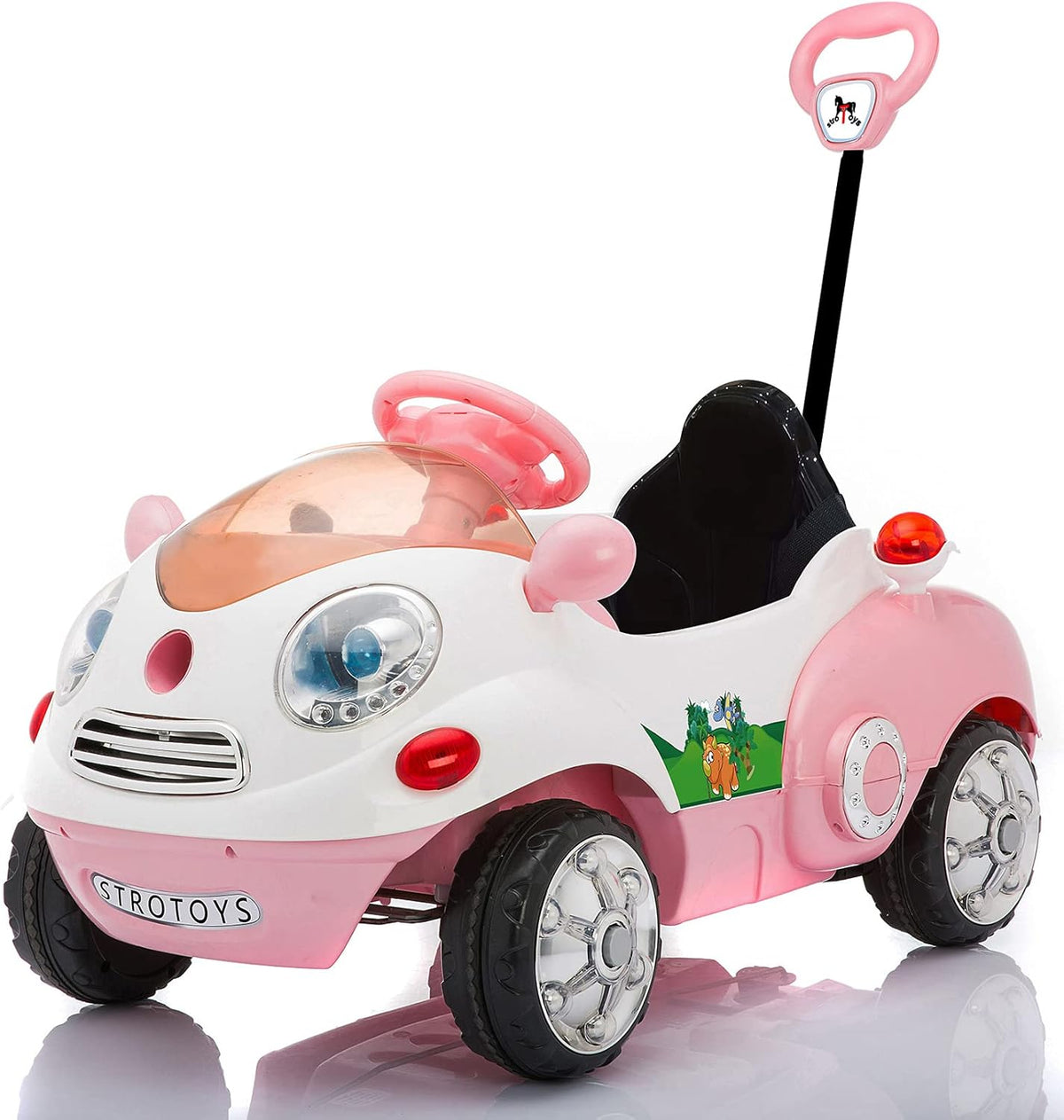 Blue Ride On Push Car with Remote Control N498