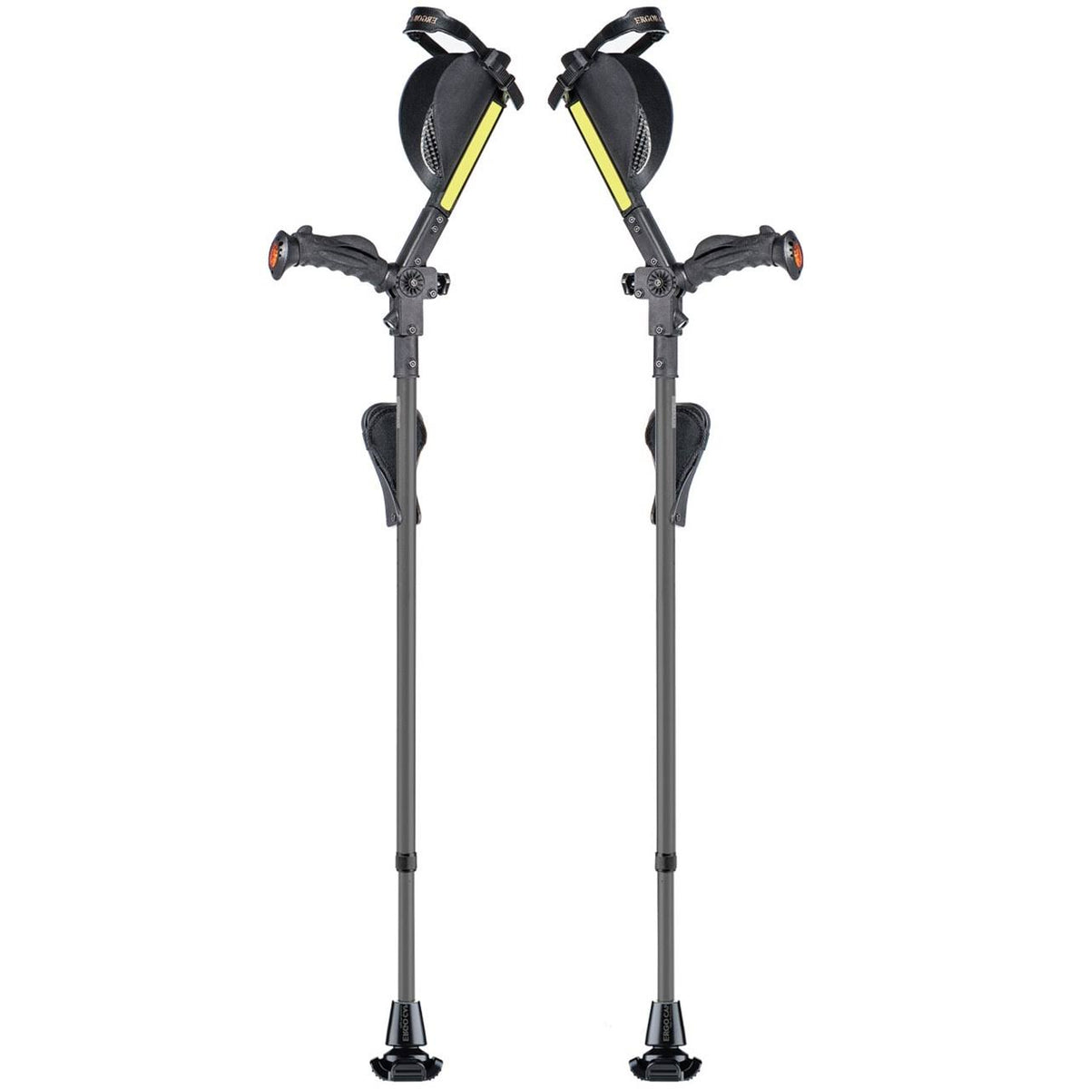 Ergonomic Forearm Crutches - Adult - Gray S678