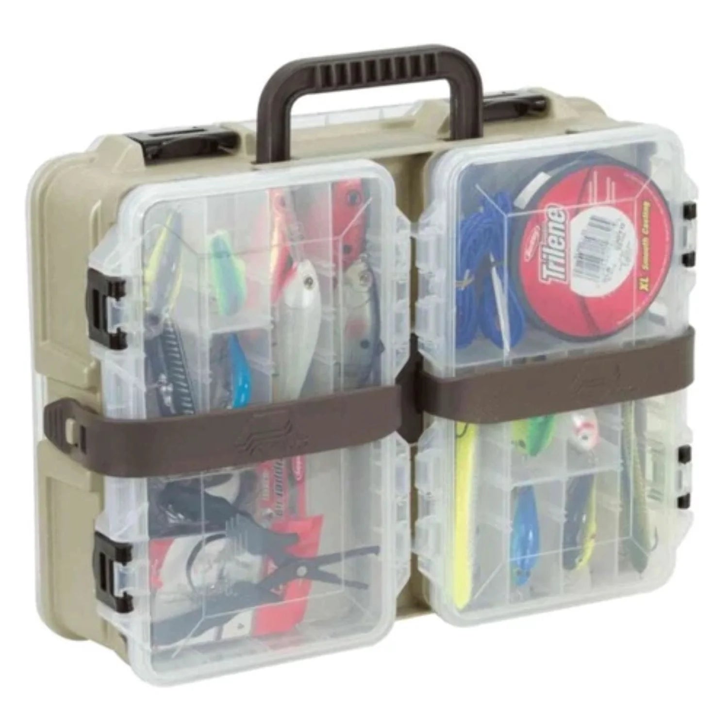 Fishing Tackle Storage Satchel, Medium, Tan/Brown I68536