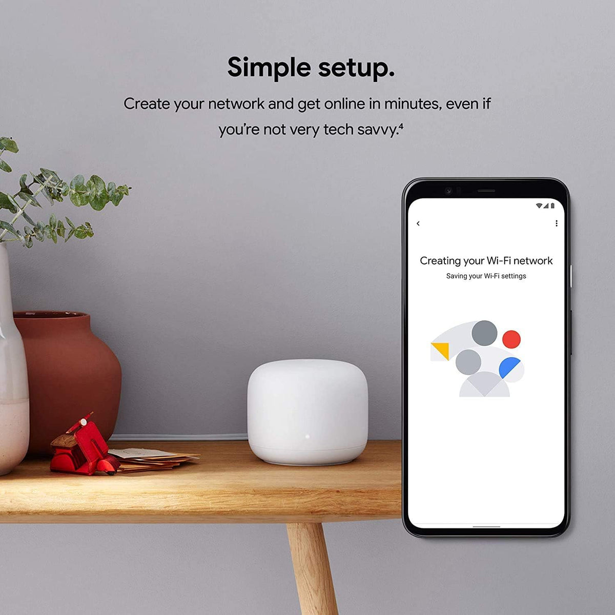 Google Nest WiFi Router 3 Pack Mesh Wi-Fi Routers (Renewed) P56530
