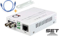 ST Gigabit Fiber Media Converter to UTP Cat5e RJ-45 F78853