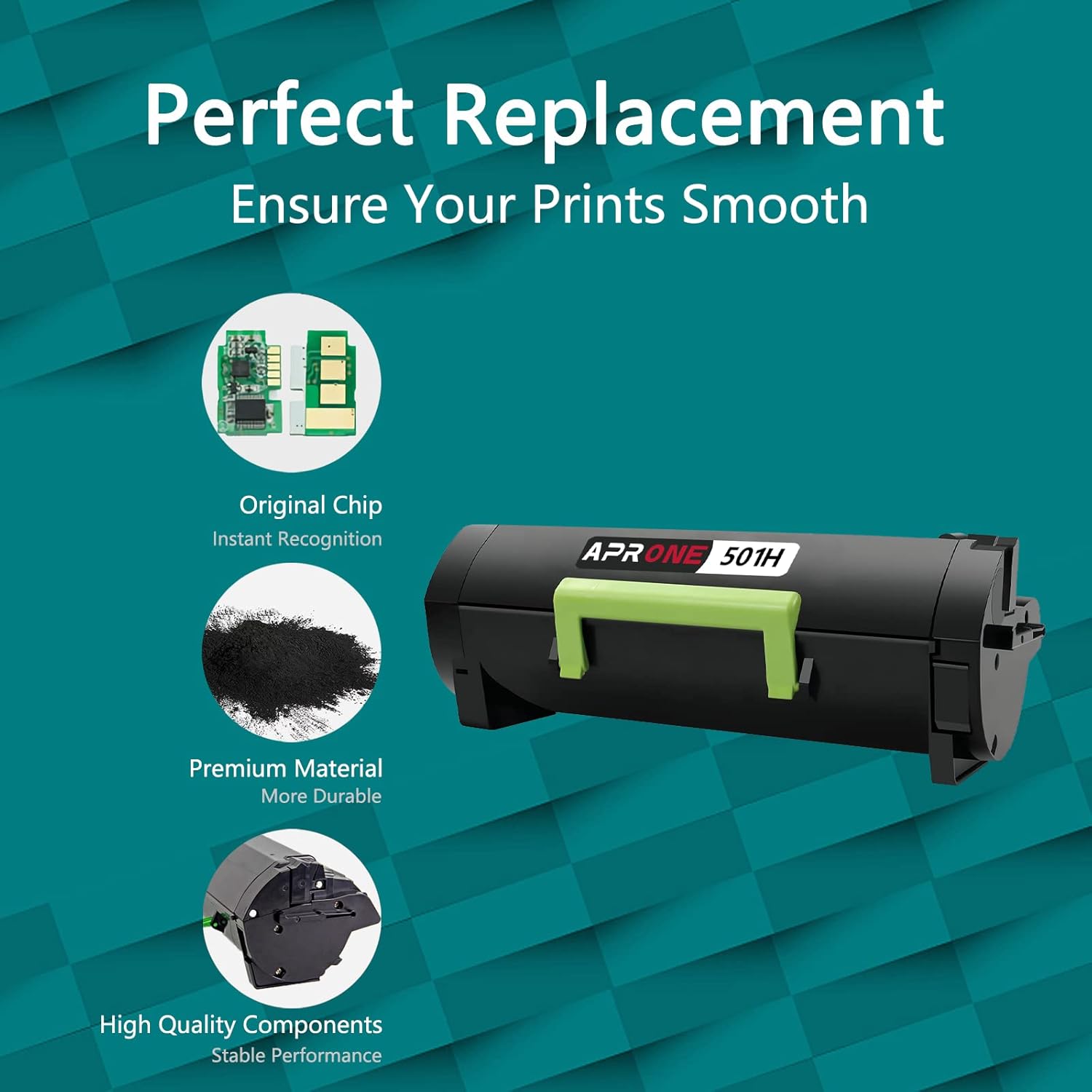 Black Toner Cartridge for Lexmark MS310dn MS312dn MS315dn MS410dn MS415dn MS510dn MS610dn Printer S175766