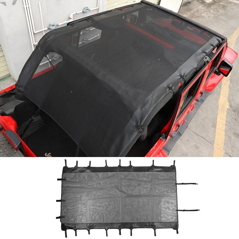 Top Bikini Roof Full Cover Sunshade Mesh Accessor 4Door Y16062