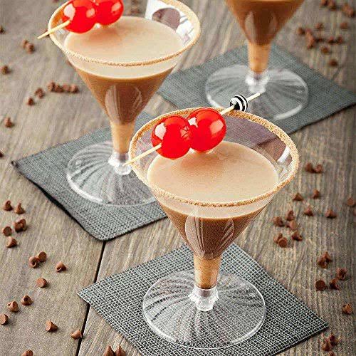 Crystal Clear Plastic Martini Glass 4.8 oz 100ct G351