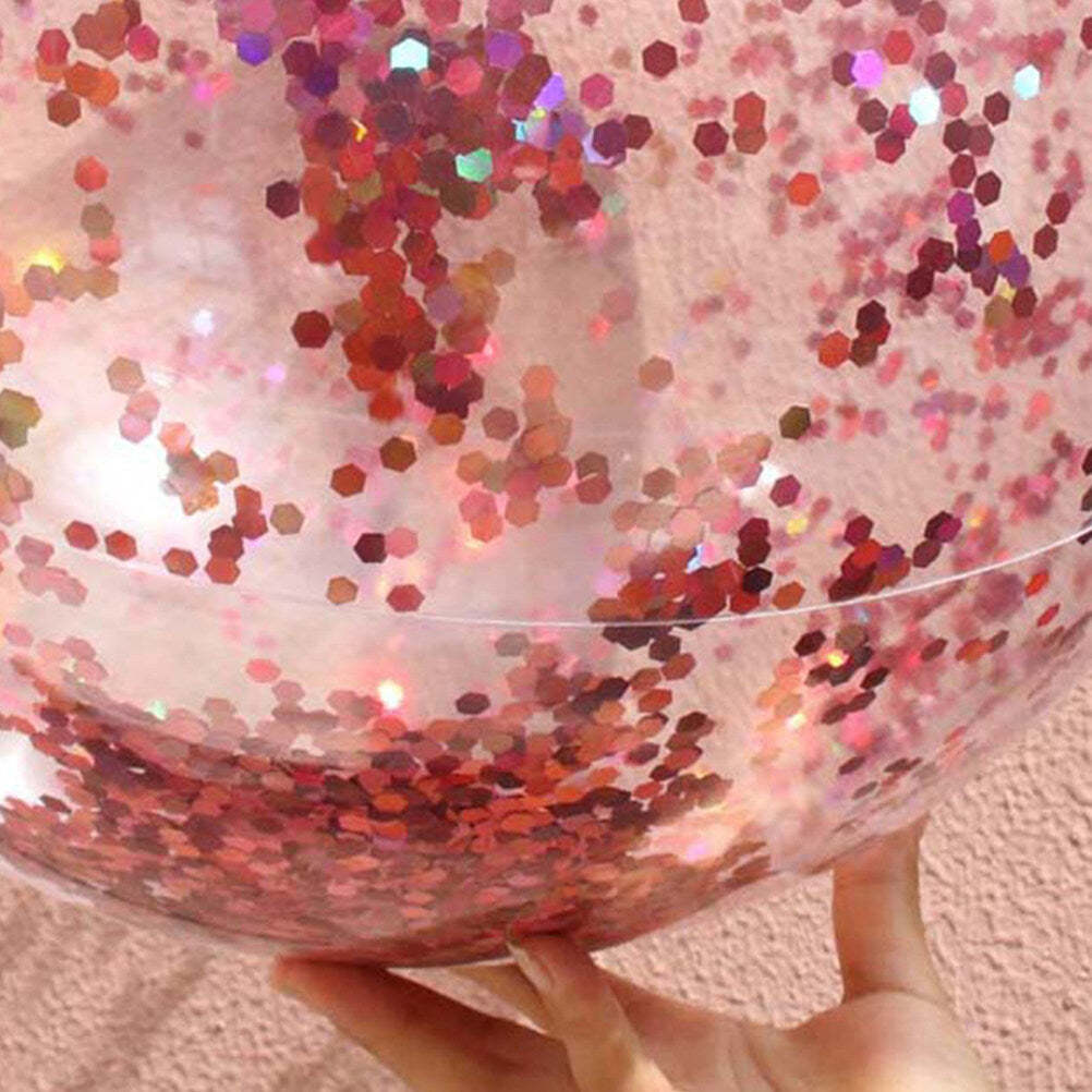 4 Pcs Glitter Ball and Pump Set M7591