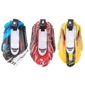 3pcs Mini Inflatable Paddle Boat Bathing Toy (Blue + Red + Yellow) A679