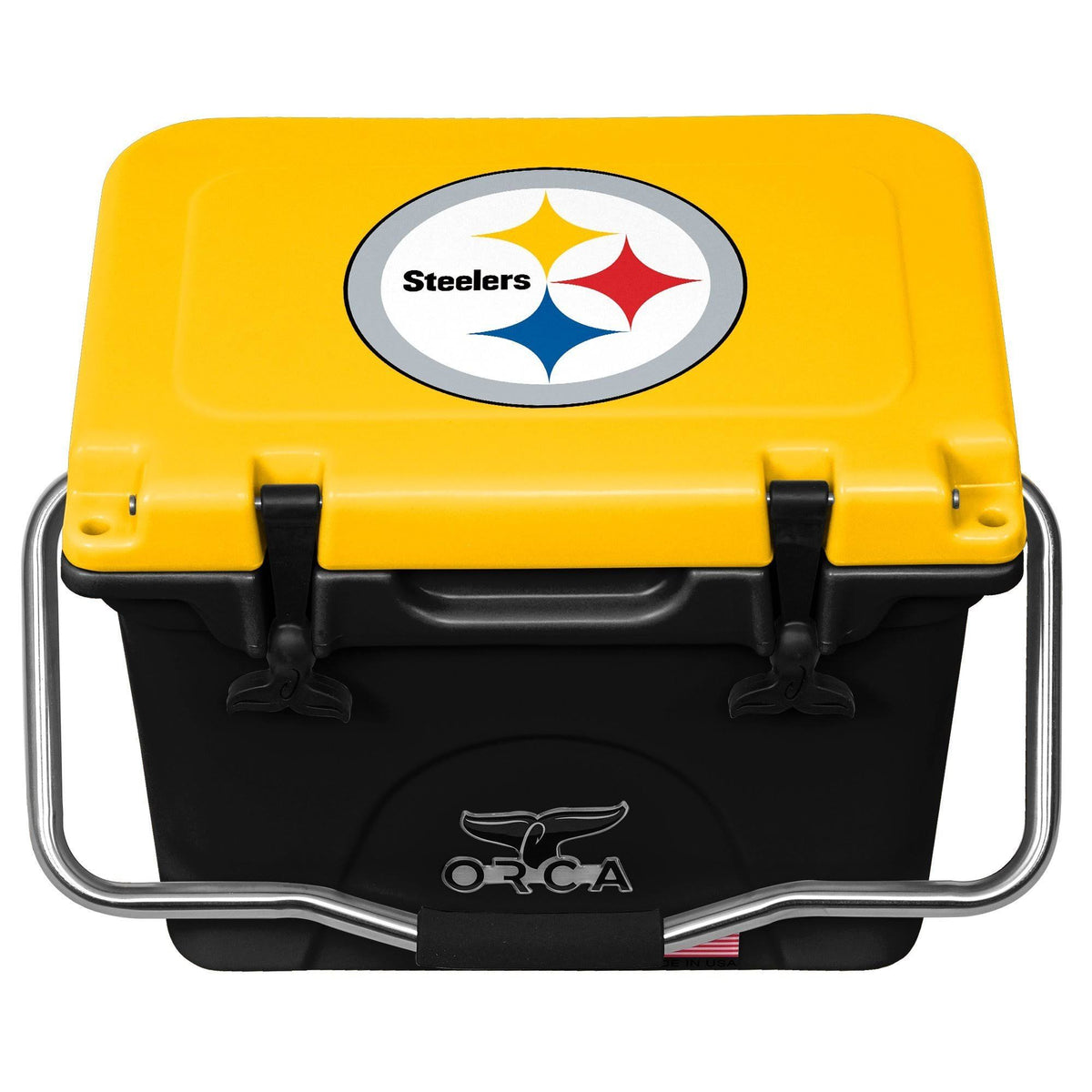 Black/Gold 20-Quart Hard-Sided Cooler U958