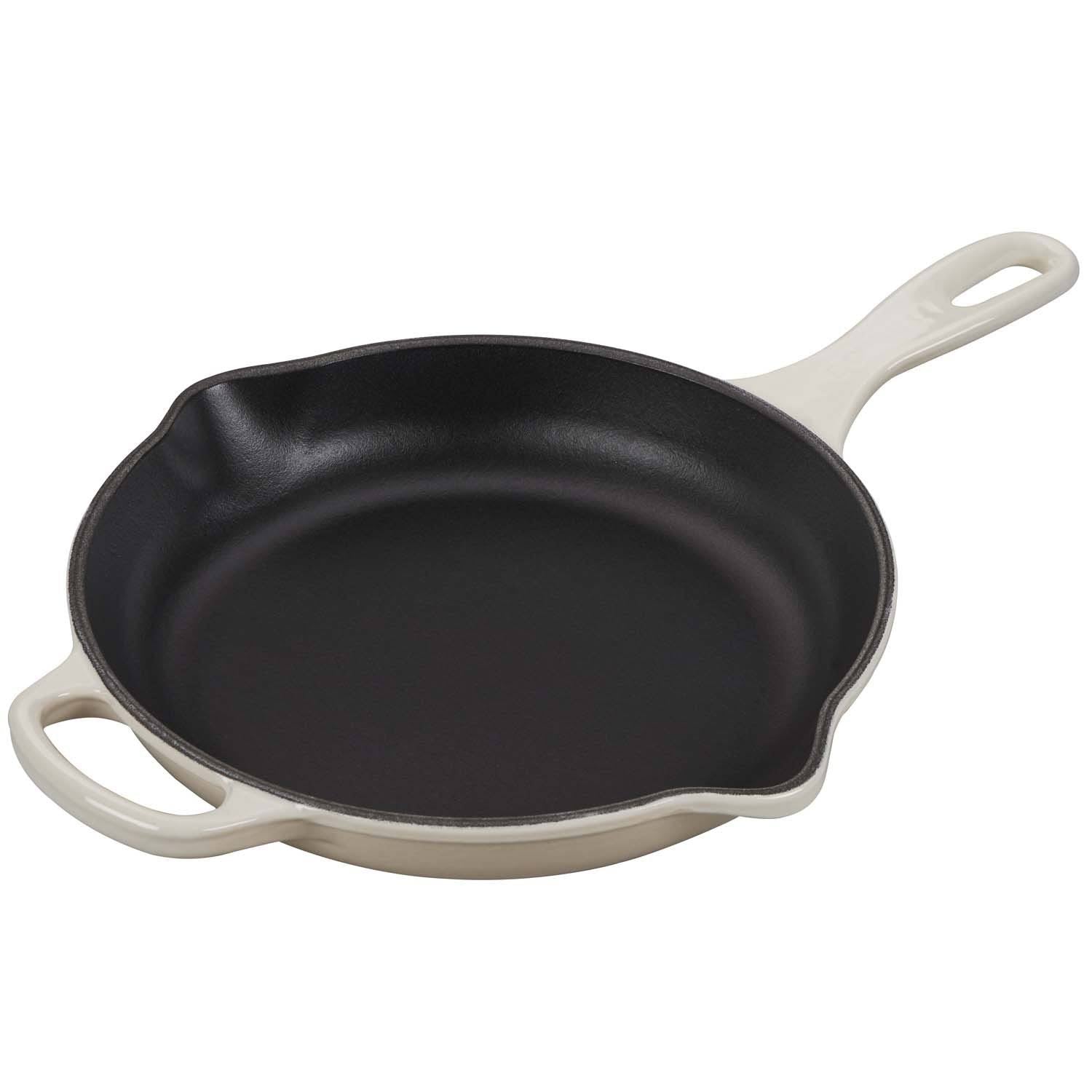 Cast Iron Handle Skillet, 9-in, Meringue S1257