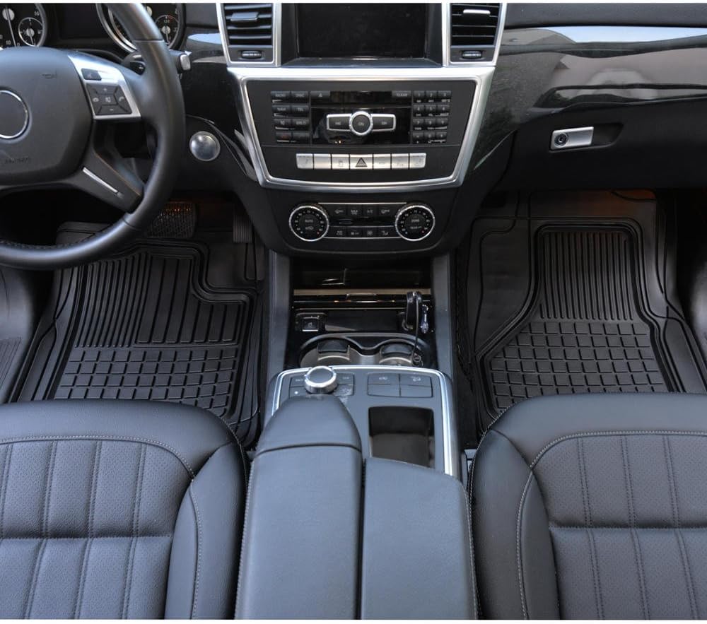Heavy Duty Rubber Floor Mats (2 Front, 1 Liner & Cargo Mat) A169