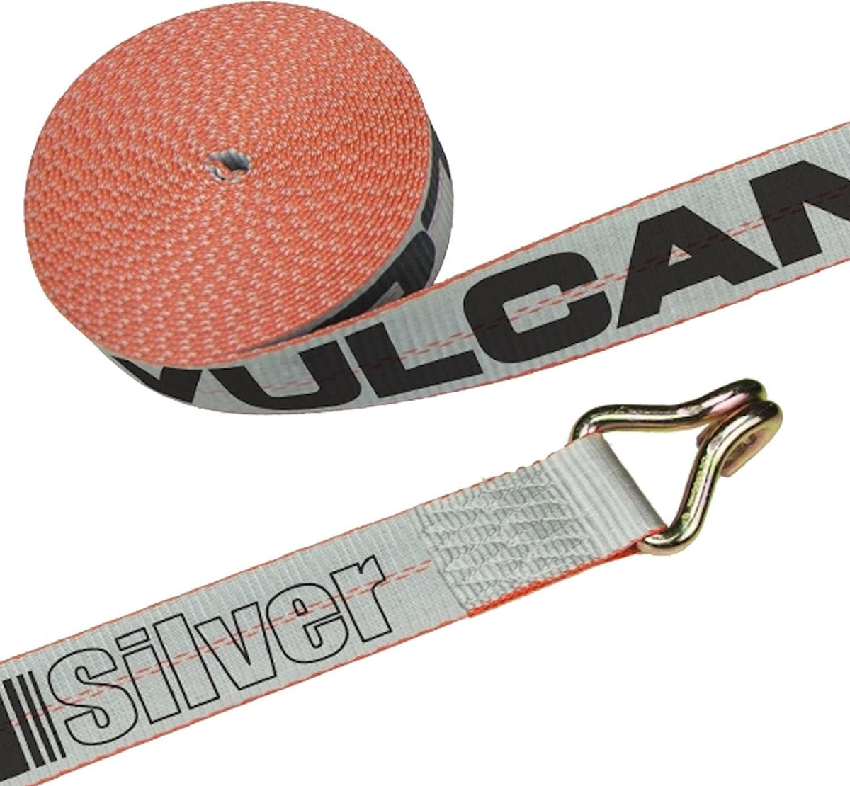 2 Inch x 27 Foot Winch Strap with Wire Hook, 4 Pack U2068