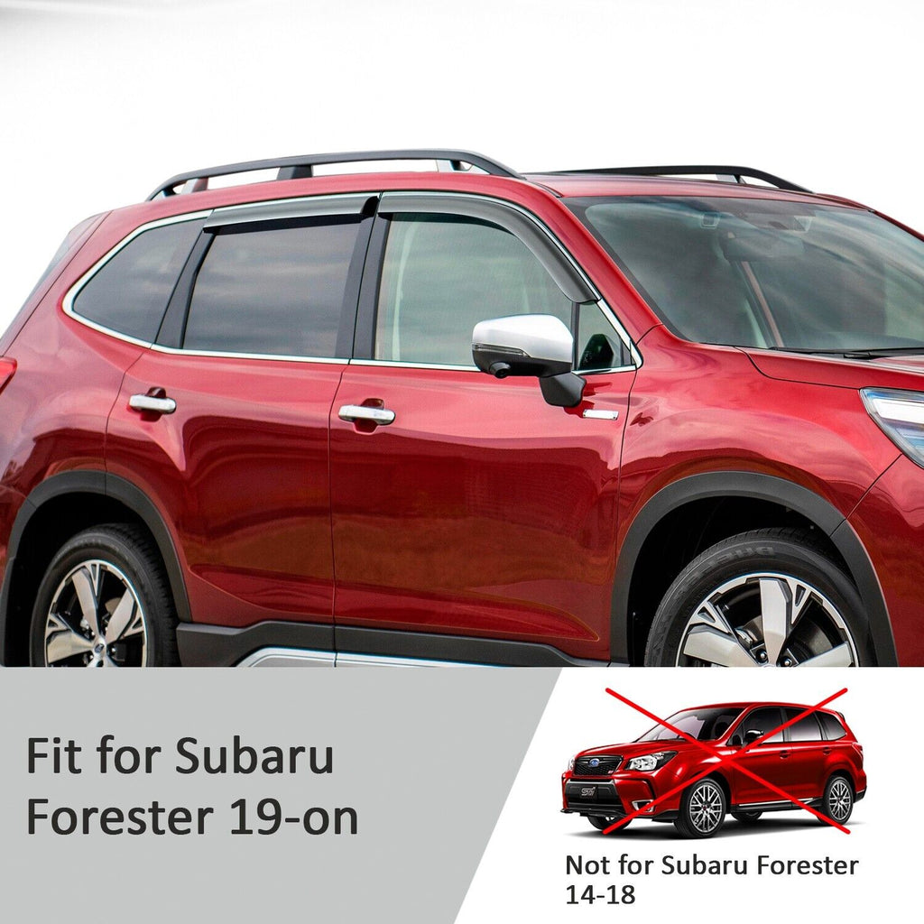 4 Pieces Glass Rain Guards for Subaru Forester T83203