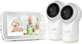 5 Video Baby Monitor with 2 Cameras, Night Vision S9194