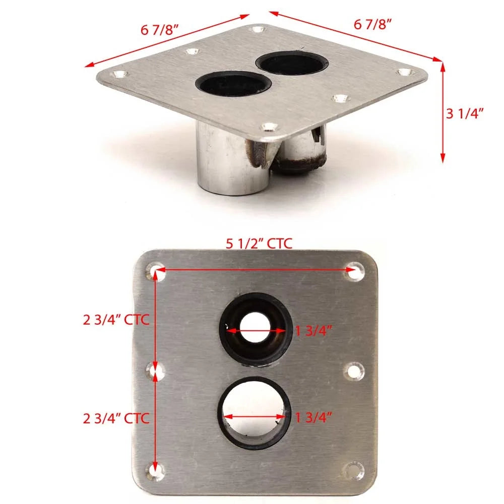 Ski Pylon Base Boat Tow W339