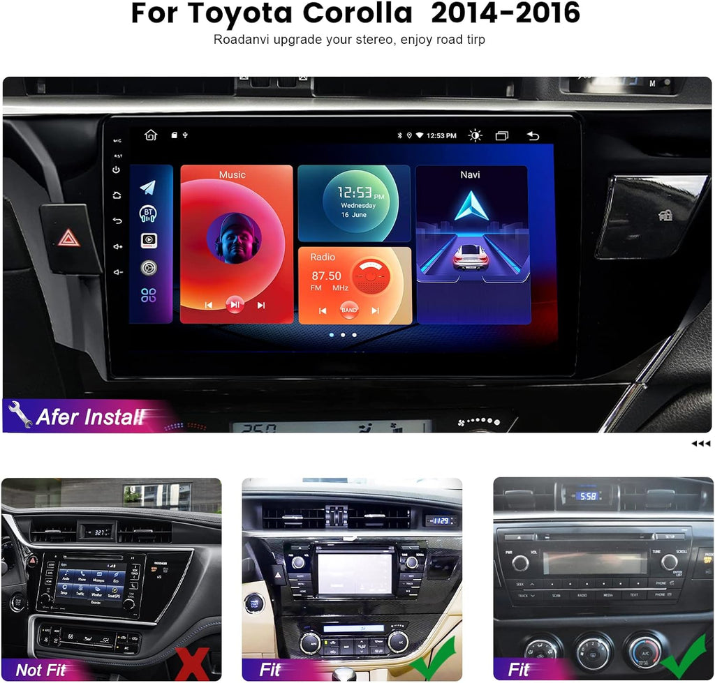 Car Stereo Bluetooth Radio with 1280x720 IPS Touch Screen J16570