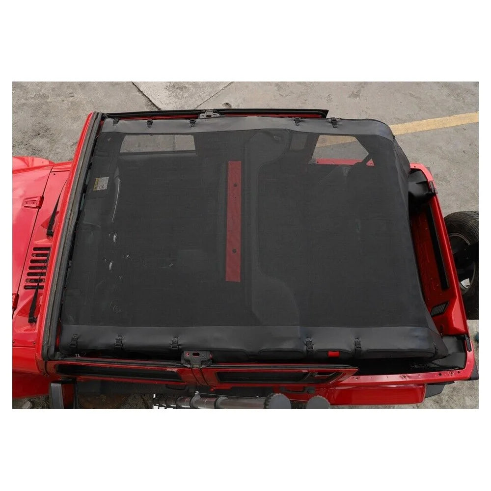 Top Bikini Roof Full Cover Sunshade Mesh Accessor 4Door Y16062