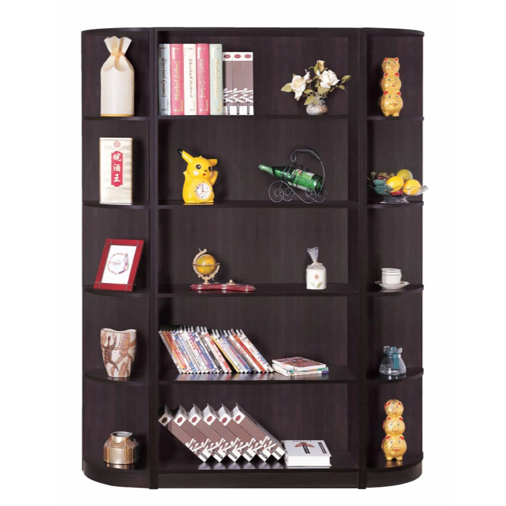 Corner Bookcase with 5 Open Shelves E372667