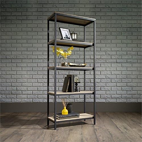 Black Metal Frame 4 Shelf Bookcase Y116646