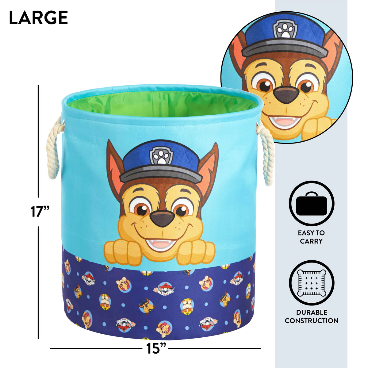 3-Piece Fabric Nestable Storage Bin Set U35945