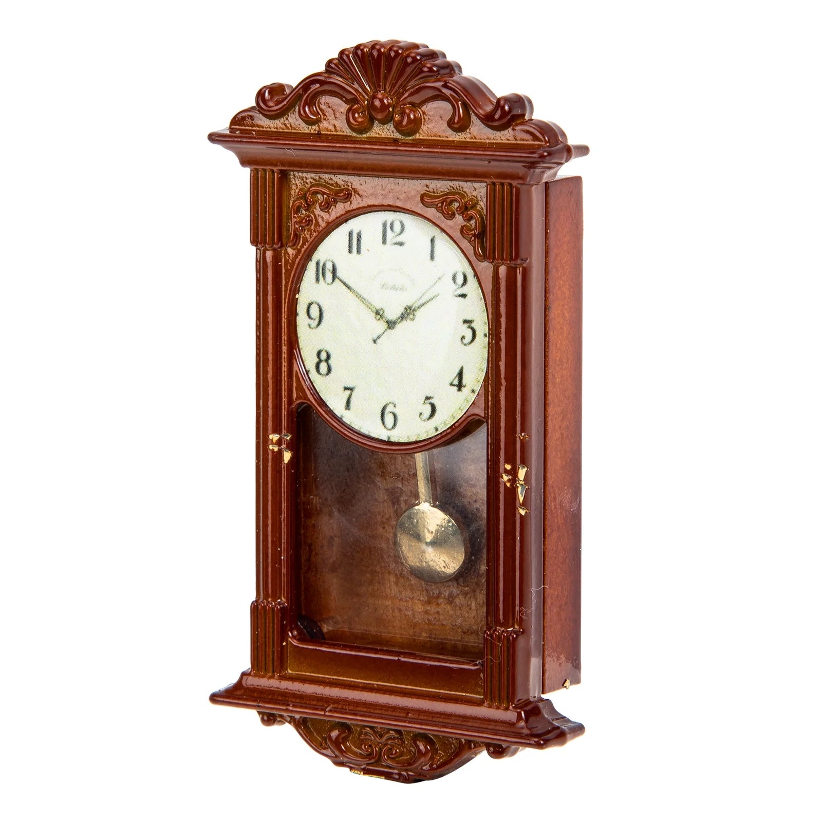 Metal Dollhouse Hanging Clock Toy Doll Furniture D4711