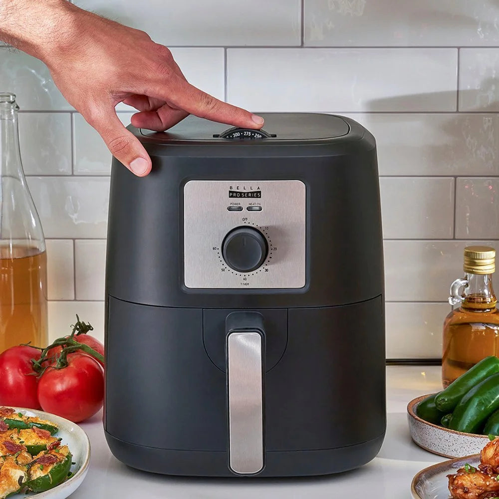 4.2-qt. Manual Air Fryer - Black L2197