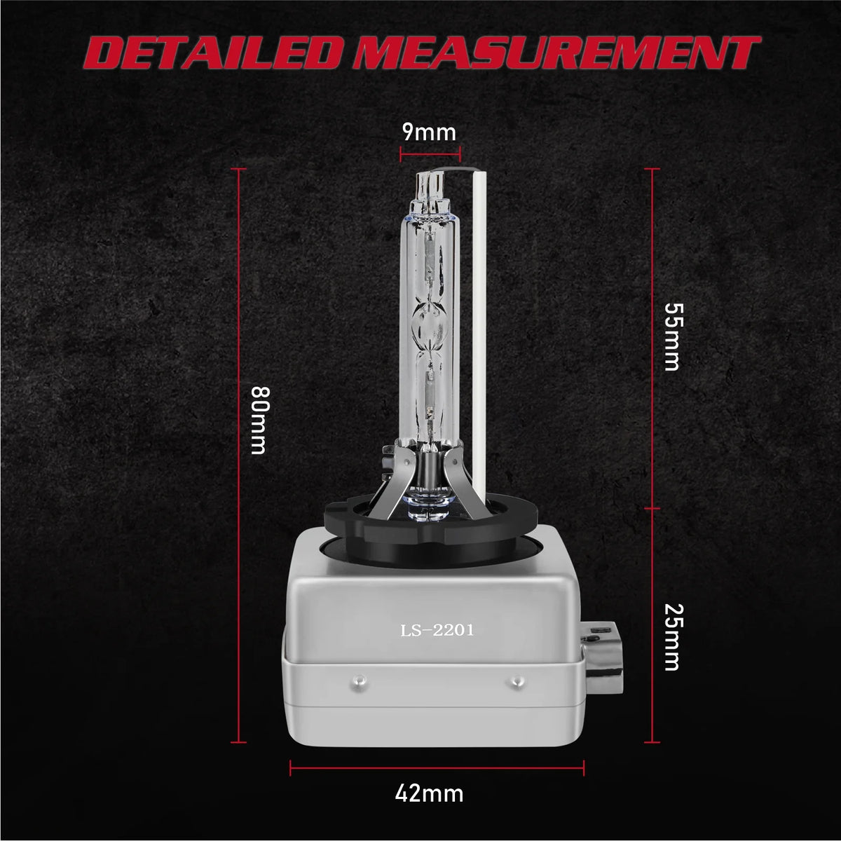 D1S Xenon HID Headlight Bulbs 6000K 2Pcs L401
