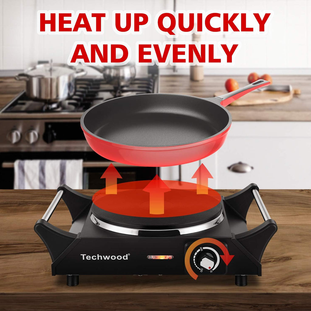 1500W Portable Electric Single Burner Hot Plate W74561
