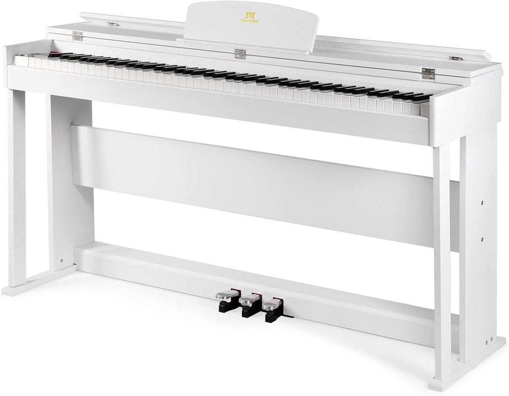 88 Key Full Weighted Hammer Action Digital Piano with Dual Stereo Speakers, 3 Pedals, Furniture Stand A3443