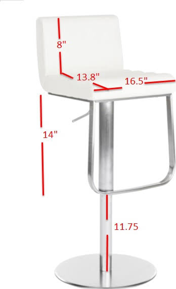 Black Gas Lift Swivel Bar Stool J442722