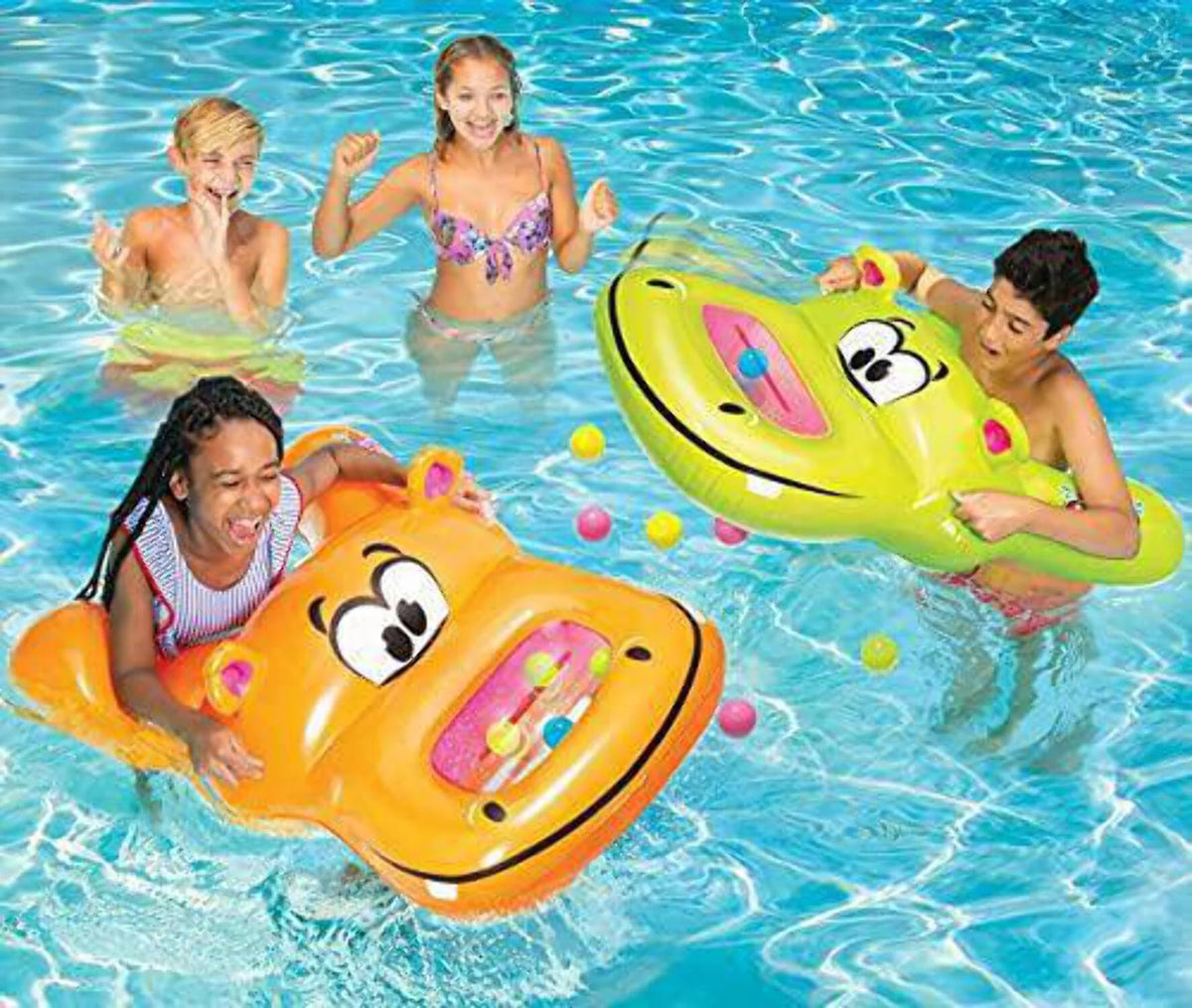 Hippos Pool Toy & Floatie Game N1793