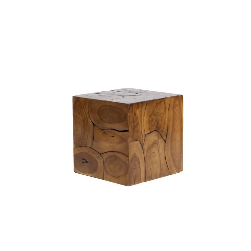 Teak Wood Stool-Ottoman Y55587