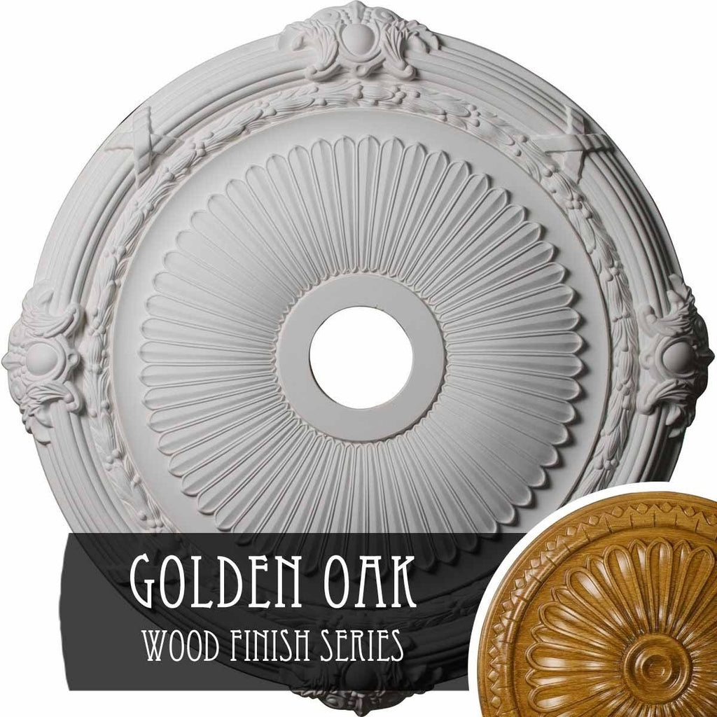 Golden Oak Finished Ceiling Medallion U365