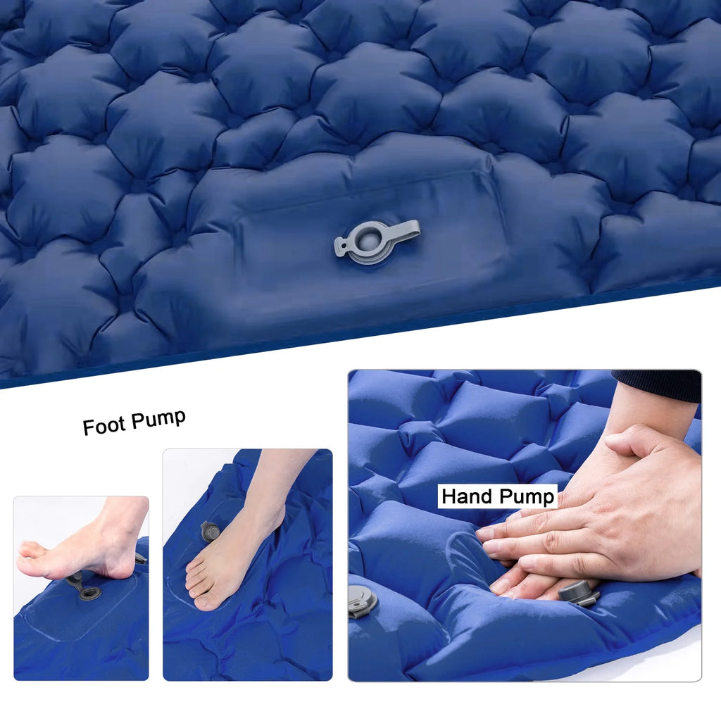 2 Person Waterproof Camping Mat with Air Pillow B47059