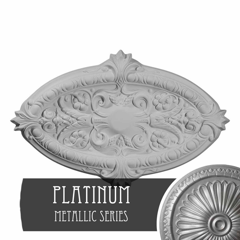 Platinum Finished Ceiling Medallion I83764