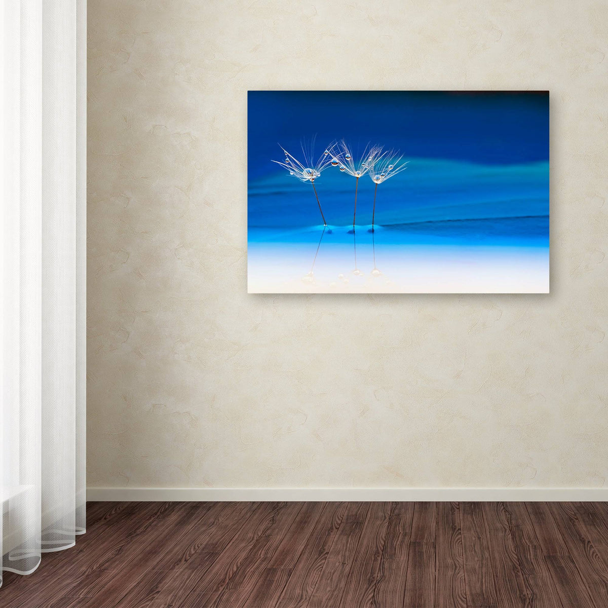 Blue Landscape Canvas Art (22x32) B144