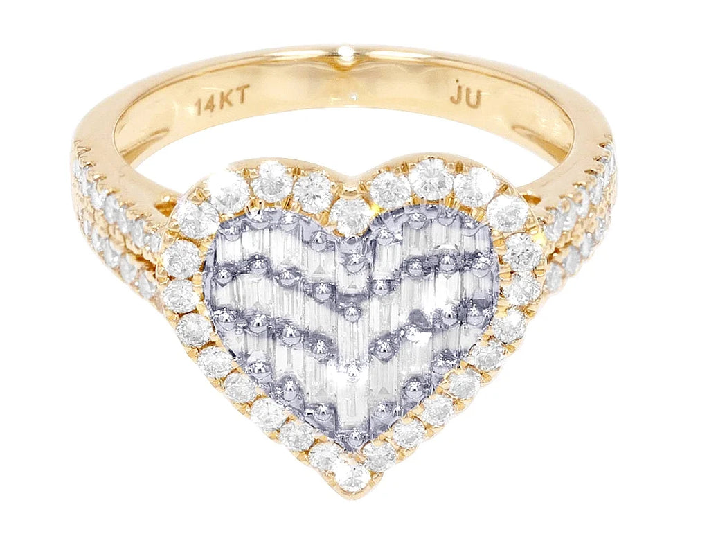 14K Yellow White Gold Diamond Engagement Ring U93367