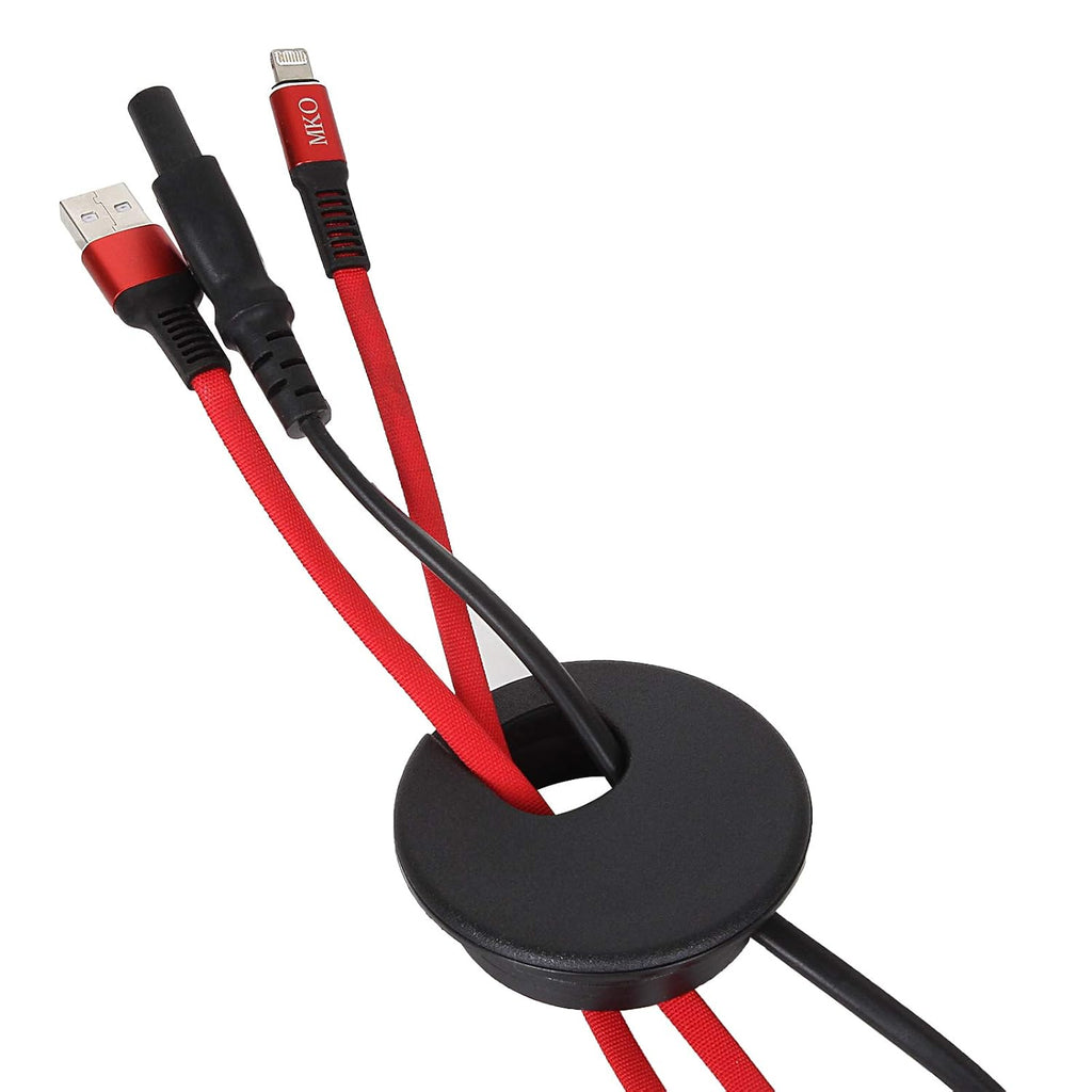 2 Desk Grommet Black, 30PACK Wire Cable Hole Cover PC Computer Desk Plastic Grommet Cord, Tidy Cable Wire Grommet for Office PC Computer Desk Cord Management, (50mm Mounting Hole Diameter) Pack of 2 J93050