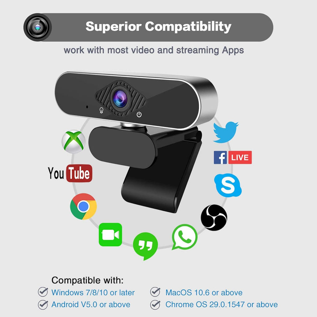 1080p HD USB Webcam with Microphone C460