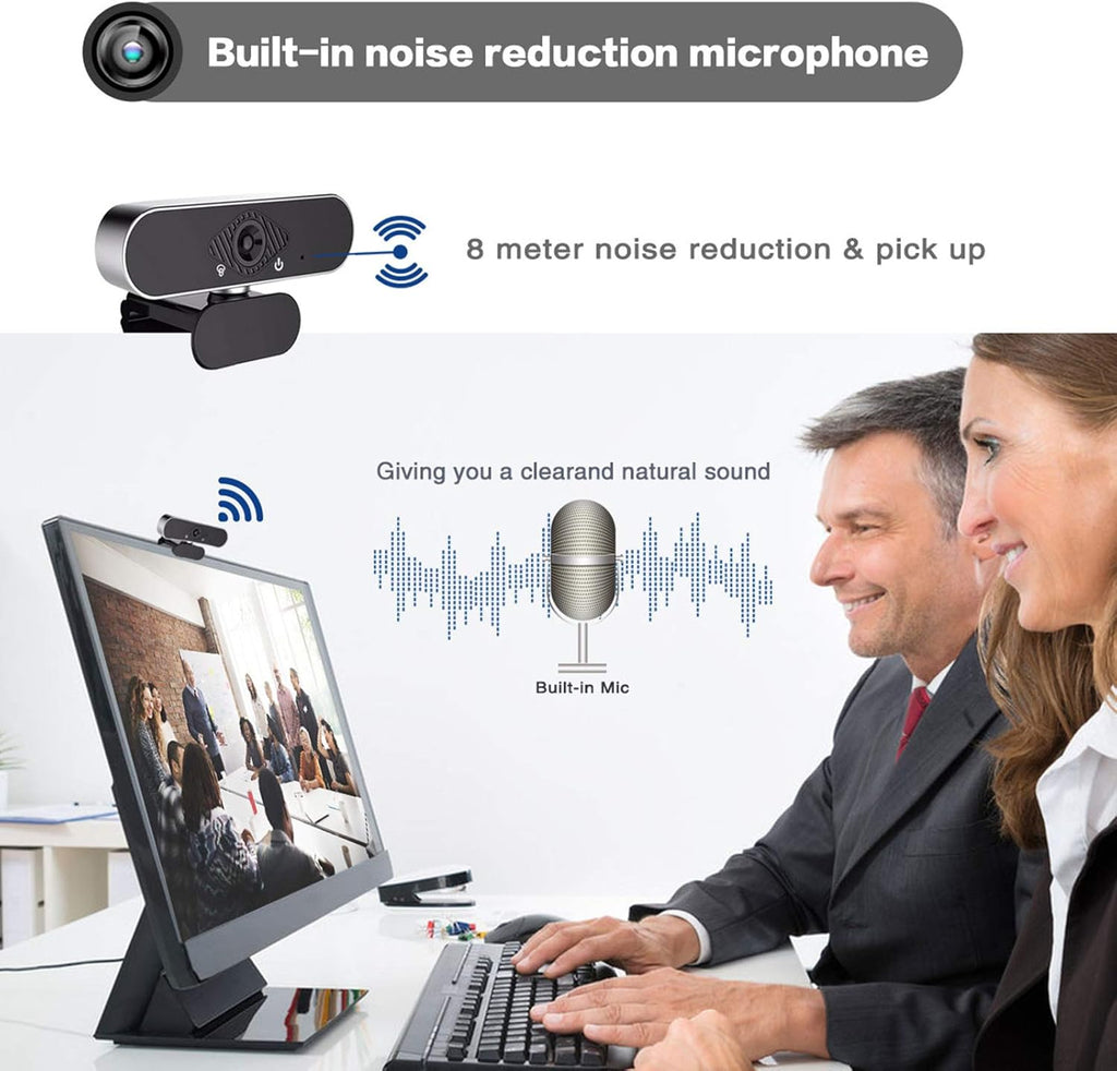 1080p HD USB Webcam with Microphone C460