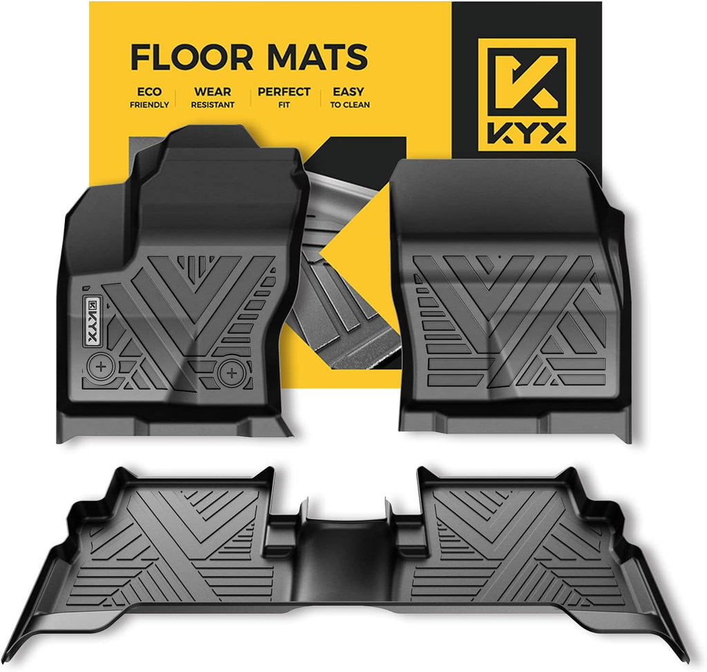 Black TPE All Weather Car Floor Mats B11429