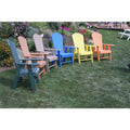 Orange Recycled Plastic Adirondack Chair J90347