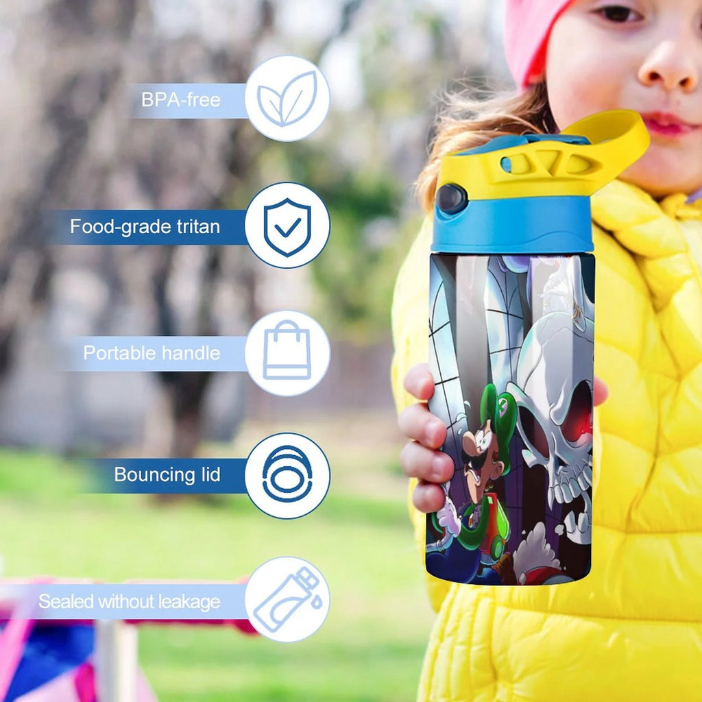 Insulated Stainless Steel Water Bottle with Straw M1612