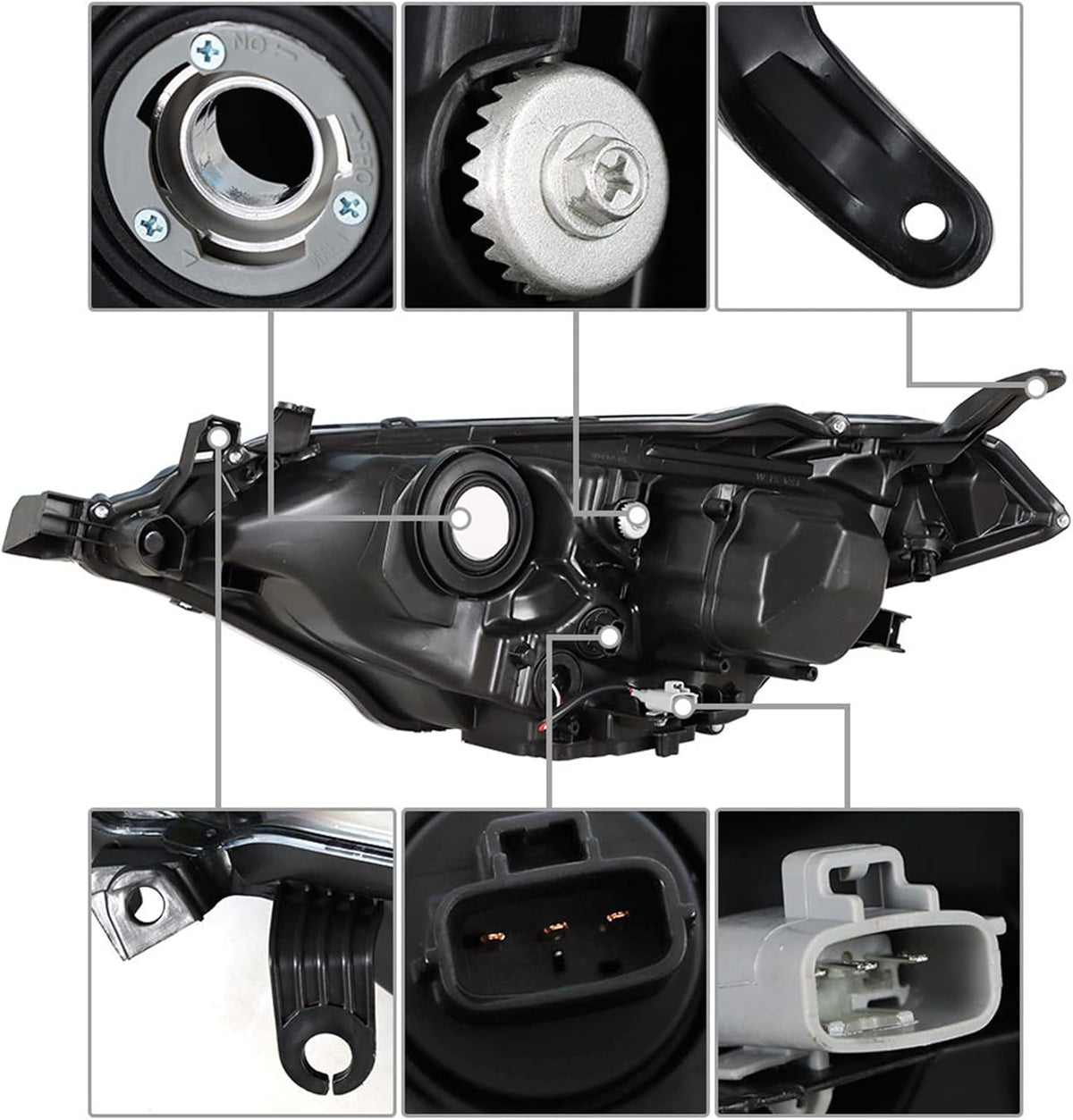 Replacement Built in LED Projector Headlight Assembly Right Side S758694