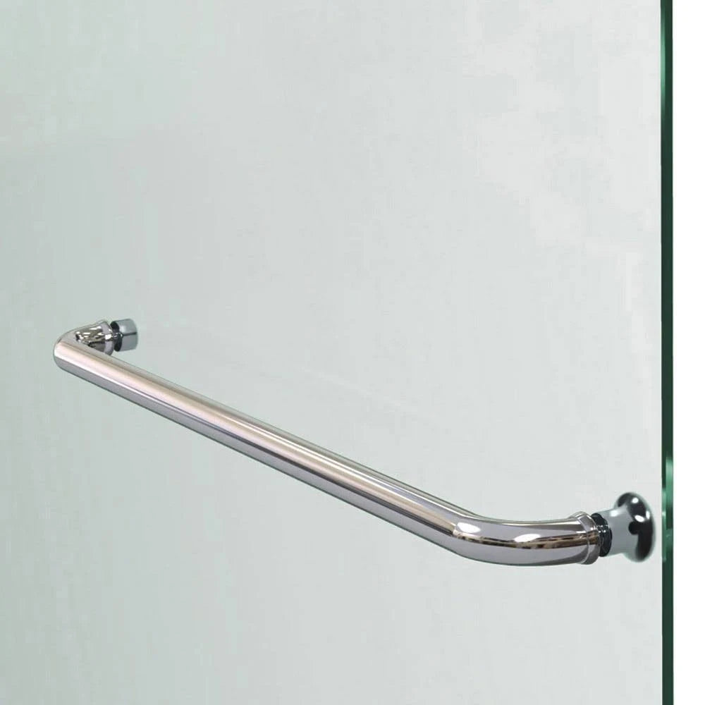 Frameless Shower Door in Brushed Nickel D734343