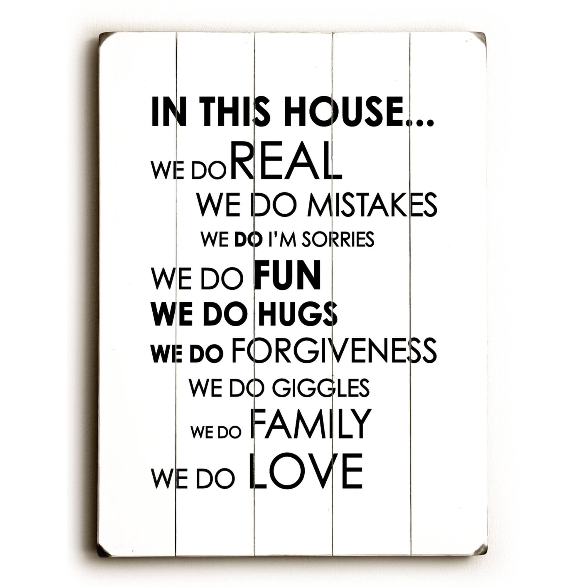 18 x 24 in. Planked Wood Wall Decor M9961