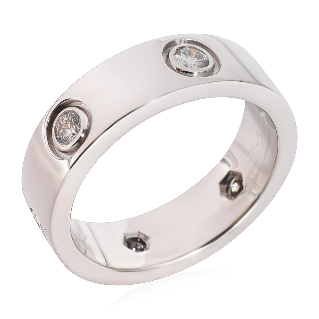 18k White Gold Diamond Ring 0.46 CTW Pre-Owned Z1821